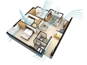 Hệ thống lấy gió tươi vô cùng tiện dụng