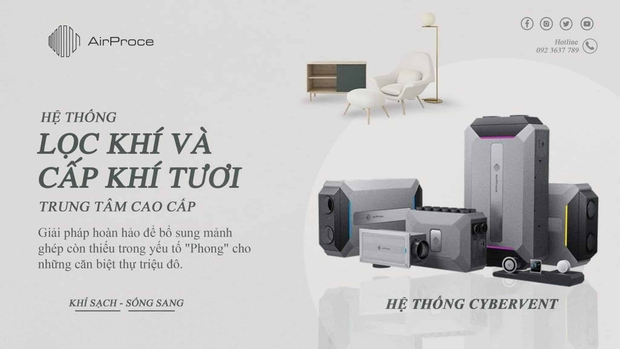Hệ thống cấp khí tươi cao cấp nhất trên thị trường là dòng sản phẩm CyberVent