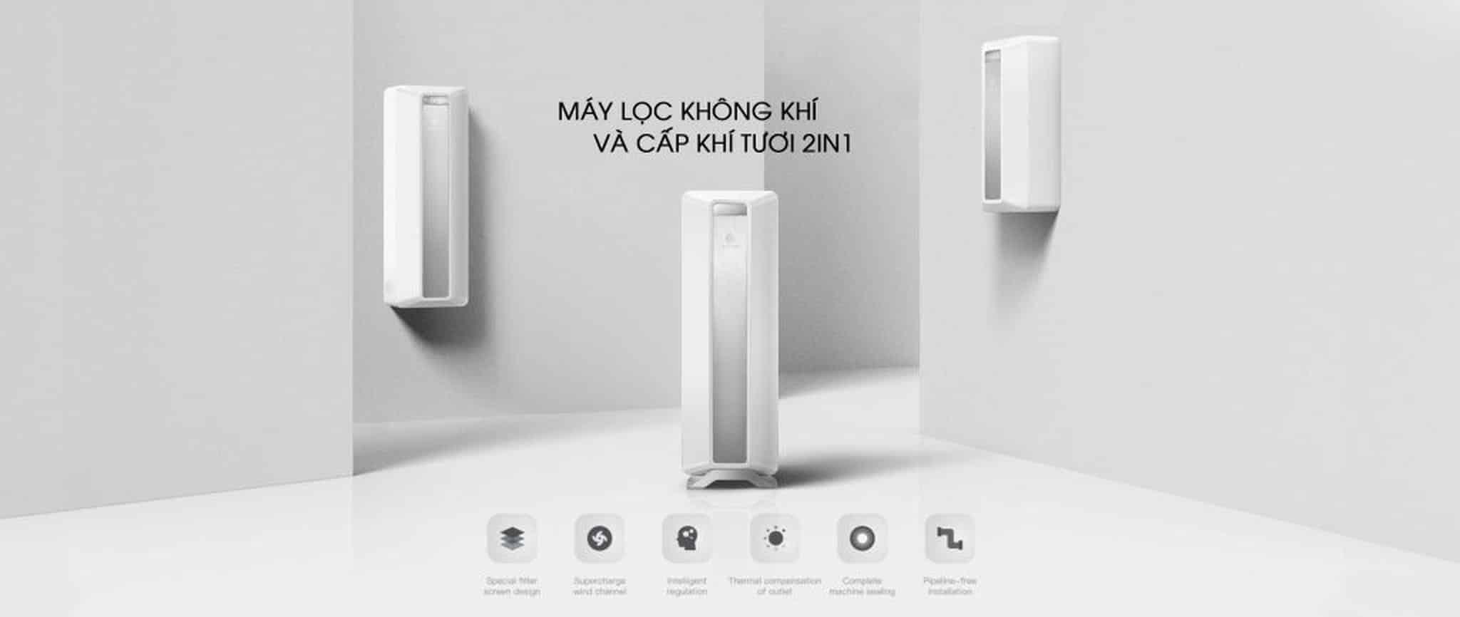 Thiết bị được trang bị công nghệ tiên tiến với tính năng thông minh